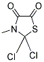 2,2-DICHLORO-3-METHYL-1,3-THIAZOLANE-4,5-DIONE Struktur