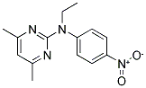 N-ETHYL-N-(4-NITROPHENYL)-4,6-DIMETHYL-2-PYRIMIDINAMINE Struktur