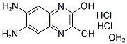6,7-DIAMINO-DIHYDROXYQUINOXALINE DIHYDROCHLORIDE MONOHYDRATE Struktur