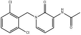 N-[1-(2,6-DICHLOROBENZYL)-2-OXO-1,2-DIHYDRO-3-PYRIDINYL]ACETAMIDE Struktur