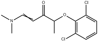 4-(2,6-DICHLOROPHENOXY)-1-(DIMETHYLAMINO)-1-PENTEN-3-ONE Struktur