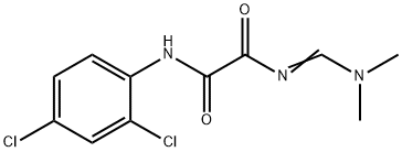 N1-(2,4-DICHLOROPHENYL)-N2-[(DIMETHYLAMINO)METHYLENE]ETHANEDIAMIDE Struktur