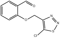 2-[(5-CHLORO-1,2,3-THIADIAZOL-4-YL)METHOXY]BENZENECARBALDEHYDE Struktur