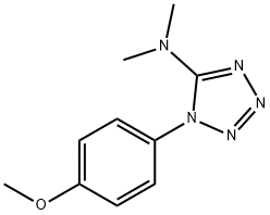 1-(4-METHOXYPHENYL)-N,N-DIMETHYL-1H-1,2,3,4-TETRAAZOL-5-AMINE Struktur