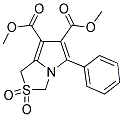 DIMETHYL 2,2-DIOXO-5-PHENYL-2,3-DIHYDRO-1H-2LAMBDA6-PYRROLO[1,2-C][1,3]THIAZOLE-6,7-DICARBOXYLATE Struktur