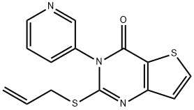 2-(ALLYLSULFANYL)-3-(3-PYRIDINYL)THIENO[3,2-D]PYRIMIDIN-4(3H)-ONE Struktur