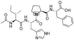 AC-ILE-HIS-PRO-PHE-OH Struktur