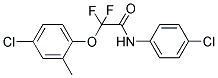 2-(4-CHLORO-2-METHYLPHENOXY)-N-(4-CHLOROPHENYL)-2,2-DIFLUOROACETAMIDE Struktur