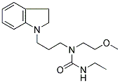 N-[(2,3-DIHYDRO-(1H)-INDOL-1-YL)PROPYL]-N'-ETHYL-N-(2-METHOXYETHYL)UREA Struktur