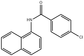 4-CHLORO-N-NAPHTHALEN-1-YL-BENZAMIDE Struktur