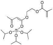 TITANIUM METHACRYLOXYETHYLACETOACETATE TRIISOPROPOXIDE Struktur