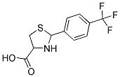 2-(4-TRIFLUOROMETHYL-PHENYL)-THIAZOLIDINE-4-CARBOXYLIC ACID Struktur