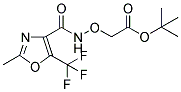 [[[2-METHYL-5-(TRIFLUOROMETHYL)OXAZOL-4-YL]CARBONYL]AMINOOXY]ACETIC ACID, TERT-BUTYL ESTER Struktur