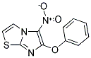 5-NITRO-6-PHENOXYIMIDAZO[2,1-B][1,3]THIAZOLE Struktur