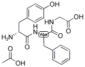 H-D-TYR-PHE-GLY-OH ACOH Struktur