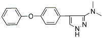 N,N-DIMETHYL-4-(4-PHENOXYPHENYL)-1H-PYRAZOL-3-AMINE Struktur