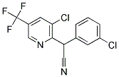 2-(3-CHLOROPHENYL)-2-[3-CHLORO-5-(TRIFLUOROMETHYL)-2-PYRIDINYL]ACETONITRILE Struktur