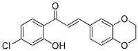 1-(4-CHLORO-2-HYDROXYPHENYL)-3-(2,3-DIHYDRO-1,4-BENZODIOXIN-6-YL)PROP-2-EN-1-ONE Struktur