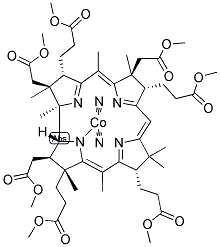 DICYANOCOBYRINIC ACID HEPTAMETHYL ESTER Struktur