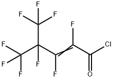 HEXAFLUORO-4-(TRIFLUOROMETHYL)PENT-2-ENOYL CHLORIDE Struktur