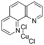 DICHLORO(1,10-PHENANTHROLINE)COPPER(II) Struktur