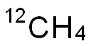 METHANE (12C) Struktur