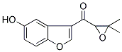 (3,3-DIMETHYLOXIRAN-2-YL)(5-HYDROXYBENZO[B]FURAN-3-YL)METHANONE Struktur