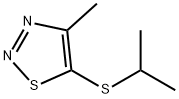 5-(ISOPROPYLSULFANYL)-4-METHYL-1,2,3-THIADIAZOLE Struktur