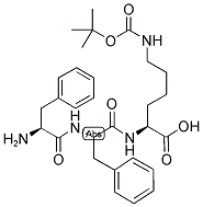 H-PHE-PHE-LYS(BOC)-OH Struktur