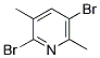 2,5-DIMETHYL-3,6-DIBROMOPYRIDINE Struktur