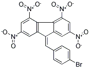 9-(4-BROMOBENZYLIDENE)-2,4,5,7-TETRANITRO-9H-FLUORENE Struktur