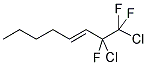 1,2-DICHLORO-1,1,2-TRIFLUORO-3-OCTENE Struktur