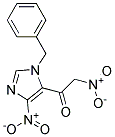 1-(3-BENZYL-5-NITRO-3H-IMIDAZOL-4-YL)-2-NITRO-ETHANONE Struktur