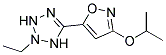 2-ETHYL-5-(3-ISOPROPOXY-ISOXAZOL-5-YL)-1H-TETRAZOLE Struktur