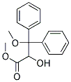 2-HYDROXY-3-METHOXY-3,3-DIPHENYL-PROPIONIC ACID METHYL ESTER Struktur