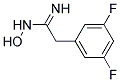 2-(3,5-DIFLUORO-PHENYL)-N-HYDROXY-ACETAMIDINE Struktur