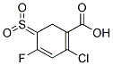 2-Chloro-4-Fluoro-5-Sulfonylbenzoic Acid Struktur