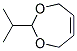 2-Isopropyl-4,7-Dihydro-1,3-Dioxepin Struktur