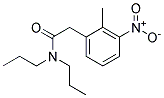 2-(2-methyl-3-nitrophenyl)-N,N-dipropylacetamide Struktur