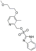 2-({[4-(3-MethoxyPropoxy)-3-MethylPyridine-2-Yl]Methyl}Sulfa)1H-Benzimidazole Struktur