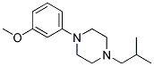 1-Isobutyl-4-(3-Methoxyphenyl)Piperazine Struktur