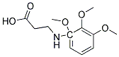 1,2,3-TrimethoxybenzeneAminopropionicAcid Struktur