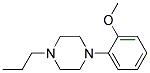 1-Propyl-4-(2-Methoxyphenyl)Piperazine Struktur