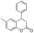 2H-1-Benzopyran-2-One,3,4-Dihydro-4-Phenyl,6-Methyl Struktur