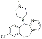 11-[(N-Methyl)-4-Piperidylidene]-8-Chloro-6,11-Dihydro-5H-Benzo[5,6]Cyclohepta(1,2-B)Pyridine Struktur