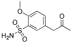 2-Methoxy-5-(2-Oxypropyl)Benzene Sulphonamide Struktur