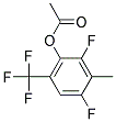 2,4-Difluoro-3-methyl-6-(trifluoromethyl)phenyl acetic acid Struktur