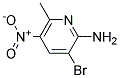 2-AMINO-3-BROMO-5-NITRO-6-PICOLINE Struktur