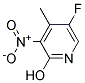 2-HYDROXY-3-NITRO-5-FLUORO-4-PICOLINE Struktur