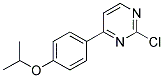 2-Chloro-4-(4-isopropoxy-phenyl)-pyrimidine Struktur